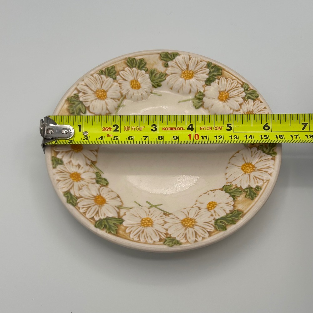 Metlox Poppytrail Daisy Tea Cup Saucer Set Cream Cottagecore Floral Vintage - Picture 8 of 10